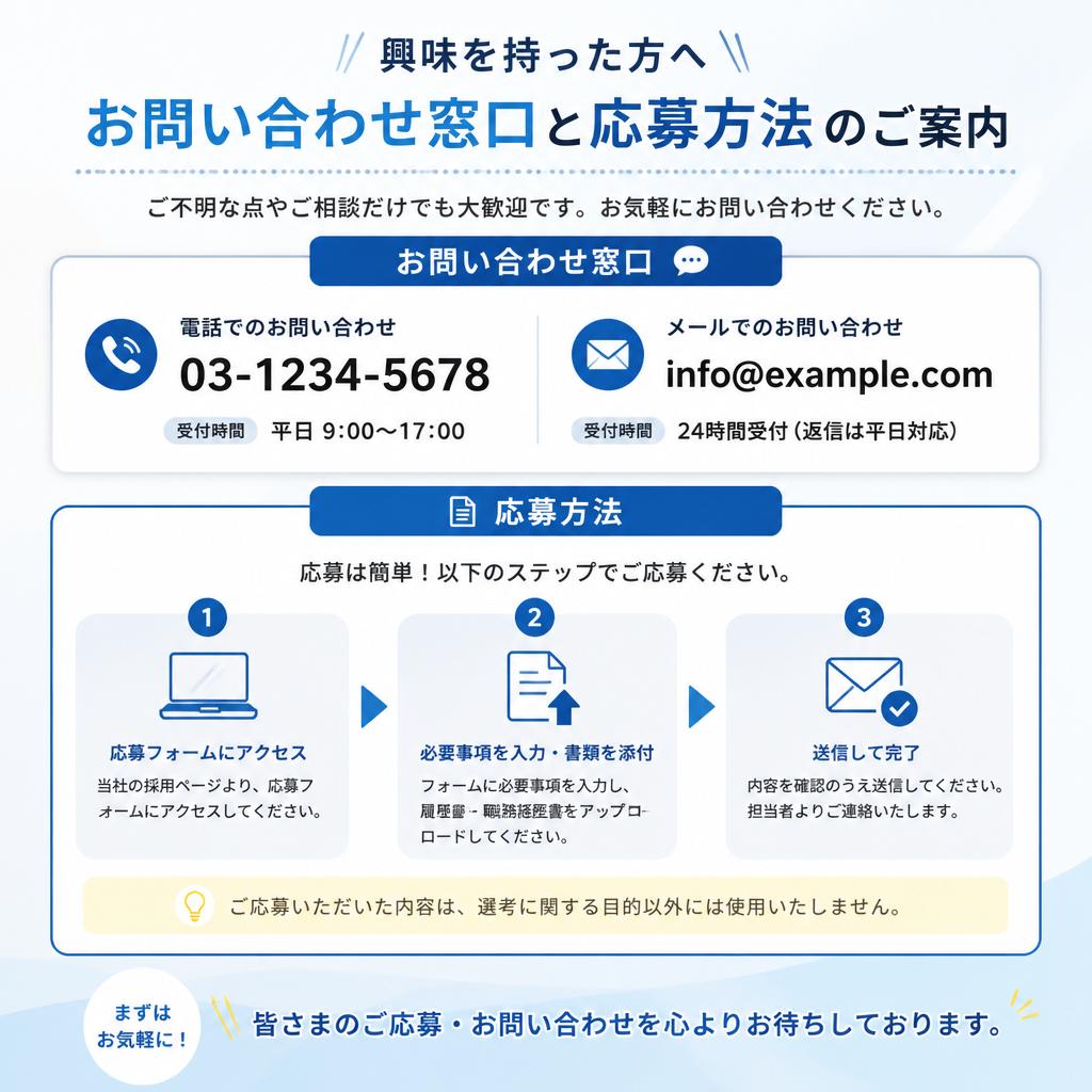 7. お問い合わせ—あなたの未来を共に描きましょう