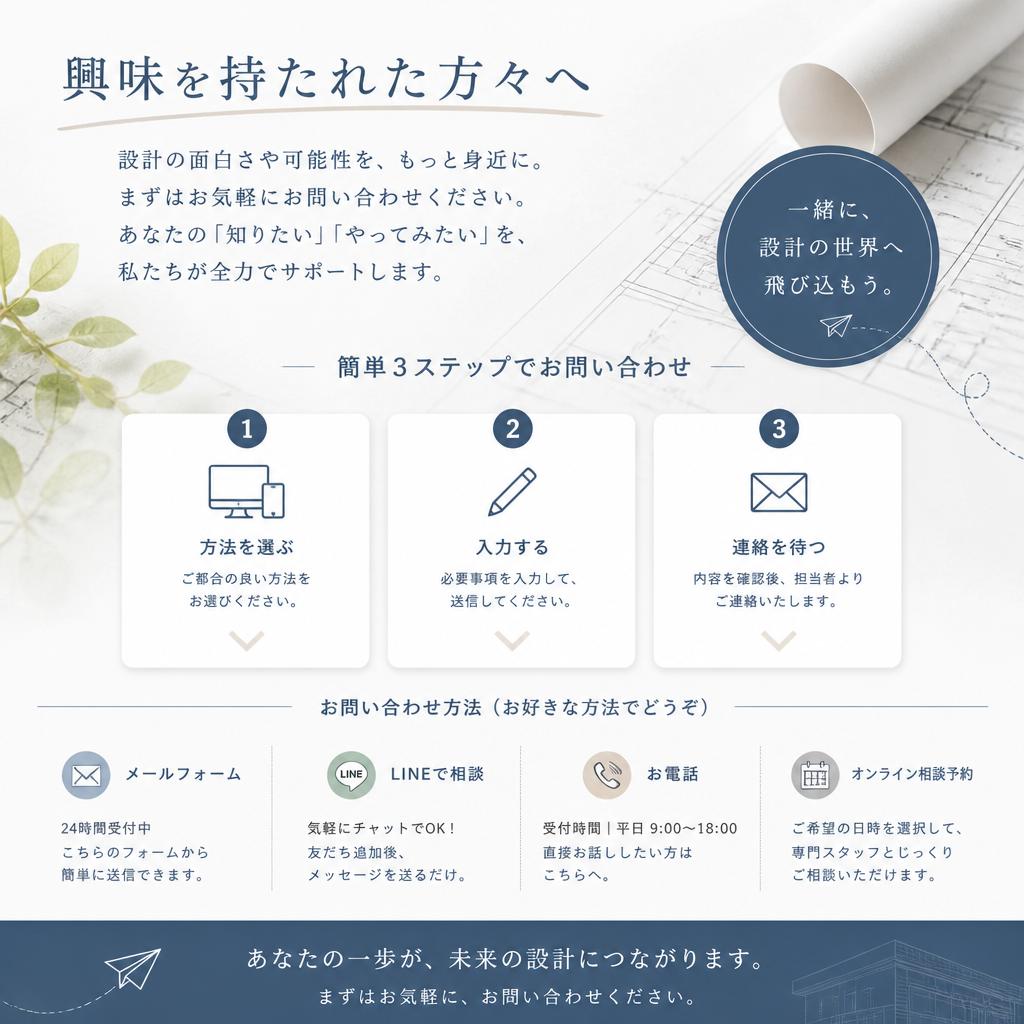 お問い合わせと次のステップ